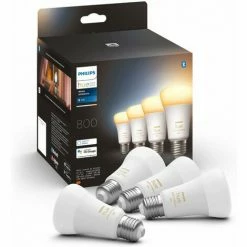 Philips Hue White Ambiance E27 Viererpack 4x570lm 60W (929002489804)