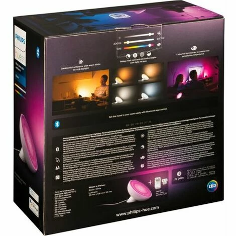 Philips Hue Bloom LED Tischleuchte Weiß – Bild 2