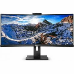 Philips 346P1CRH/01 86,4cm (34") WQHD Curved Monitor 21:9 HDMI/DP/USB-C Webcam (346P1CRH/00)
