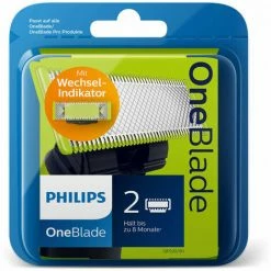 Philips Rasierklingen OneBlade Ersatzklingen - Schwarz - 2 St. (QP220/50) (QP220/50)