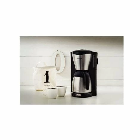 Philips Kaffeemaschine HD7546/20 Thermokanne Schwarz/silber
