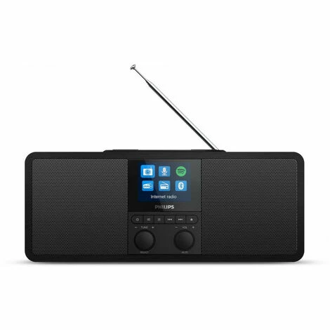 Philips TAR8805/10 Internet-Radio DAB+ Bluetooth Schwarz (TAR8805/12)