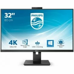 Philips 329P1H 80cm (31,5") 4K UHD IPS Monitor 16:9 HDMI/DP/USB-C Webcam HV (329P1H/00)