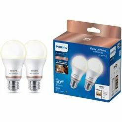 PHILIPS MOOVERE Rechteckiger Blumentopf Mit Licht, 80 Cm Höhe, Beleuchtet, Weiß Durchscheinend, Kabel Oder Akku, Für Den Innen- Und Außenbereich, Design Für Pflanzen Und Blumen, 80 X 32 X 80 Cm (Netzkabel)