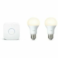 PHILIPS Starterkit Farbton 2 Lampen+brcke Wei2set