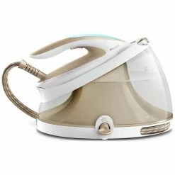 Philips GC9415/60 Dampfbügelstation 2100 W 2,5 L T-ionicGlide-Sohle Gold, Weiß