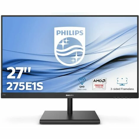 Philips E Line 275E1S/00 LED Display 68,6 Cm (27 Zoll) 2560 X 1440 Pixel Quad HD Schwarz – Bild 2