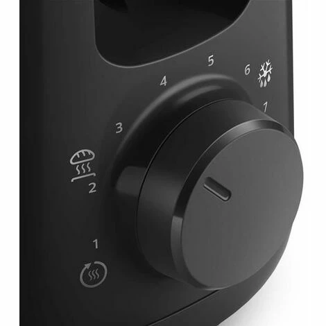 Philips Daily Collection Langer Schlitz, Integrierter Brötchenaufsatz, Kunststofftoaster – Bild 4