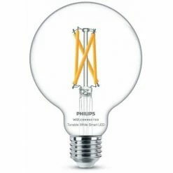 Philips Smart LED Leuchtmittel Tunable White Clear G95 E27, Globeform 7W Warmweiß-kaltweiß WiZ Connected Clear G95 4 Philips Smart LED Leuchtmittel Tunable White Clear G95 E27, Globeform 7W Warmweiß-kaltweiß WiZ Connected Clear G95 -PHILIPS Shop 64872666 3