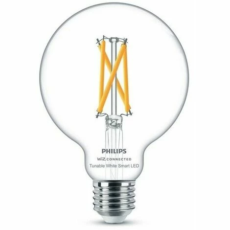 Philips Smart LED Leuchtmittel Tunable White Clear G95 E27, Globeform 7W warmweiß-kaltweiß WiZ Connected Clear G95 Philips Smart LED Leuchtmittel Tunable White Clear G95 E27, Globeform 7W Warmweiß-kaltweiß WiZ Connected Clear G95 -PHILIPS Shop 64872666 3
