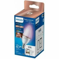 Philips Smart LED Leuchtmittel Tunable White & Color C37 E14, Kerzenform 4,9W RGBW WiZ Connected Leuchtmittel E14 Led 4 Philips Smart LED Leuchtmittel Tunable White & Color C37 E14, Kerzenform 4,9W RGBW WiZ Connected Leuchtmittel E14 Led -PHILIPS Shop 64872674 3
