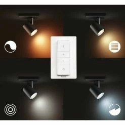 DECKEN-/WANDLEUCHTE LED 5 W 1X GU10 PHILIPS LIGHTING RUNNER 5309030P6 SCHWARZ 1 ST 5 DECKEN-/WANDLEUCHTE LED 5 W 1X GU10 PHILIPS LIGHTING RUNNER 5309030P6 SCHWARZ 1 ST -PHILIPS Shop 64975908 4