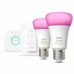 PHILIPS HUE WHITE AND COLOR AMBIANCE KIT DE MARRAGE E27 (8719514291379) 929002468805