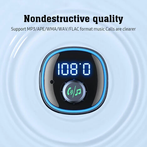 Philips Auto-Schnellladegerät BT-Player MP3-Empfänger Zerstörungsfreie Qualität BT5.0 QC3.0 Blitzladespannungsüberwachung, U-Disk-Anschluss + A22.5W – Bild 4