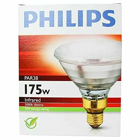 Infrarot-Parlampe - 175w "energy Saver" - E27 - Weiß (therapeutisch) - Philips 4 Infrarot-Parlampe - 175w "energy Saver" - E27 - Weiß (therapeutisch) - Philips – Bild 2