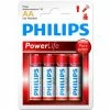 Philips AA Alkaline Batterie Powerlife, 4 Stück (LR6P4B/10)